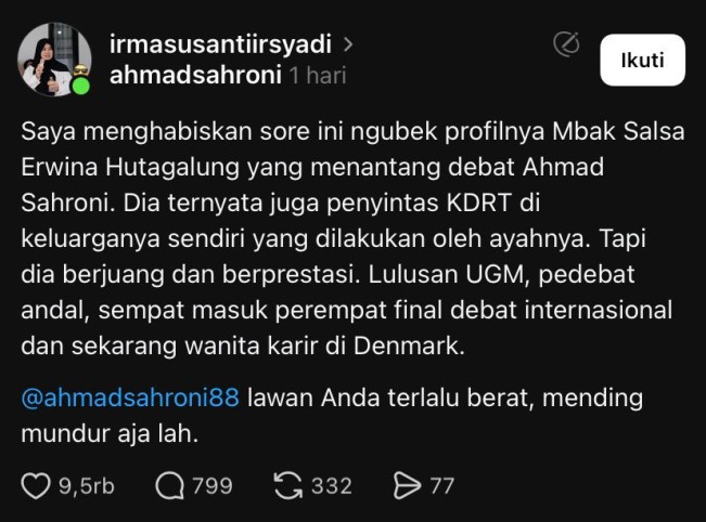 Thread Tentang Salsa